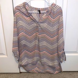 COPY - Womens blouse quarter length sleeve